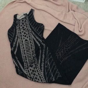 Cute black and cream color dress